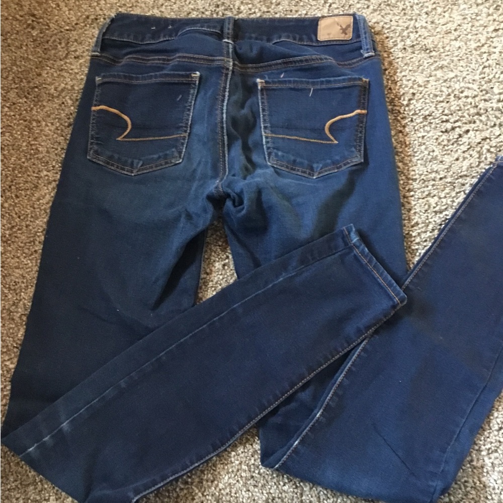 AEO Super Stretch Denim Cigarette Jean Jeggings - Picture 3 of 5